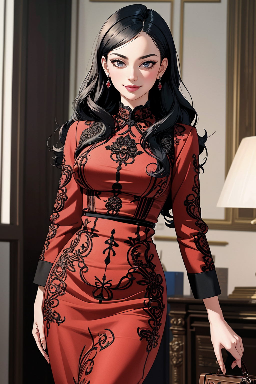 00682-1908679757-((Masterpiece, best quality)), edgQuality,smug,smirk,_((edgpdress, a woman in a dress posing for a picture ,wearing edgpdress, e.png